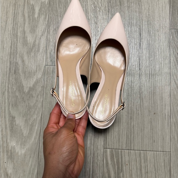 Gianvito Rossi  Nude Slingback Heels - Picture 5 of 6